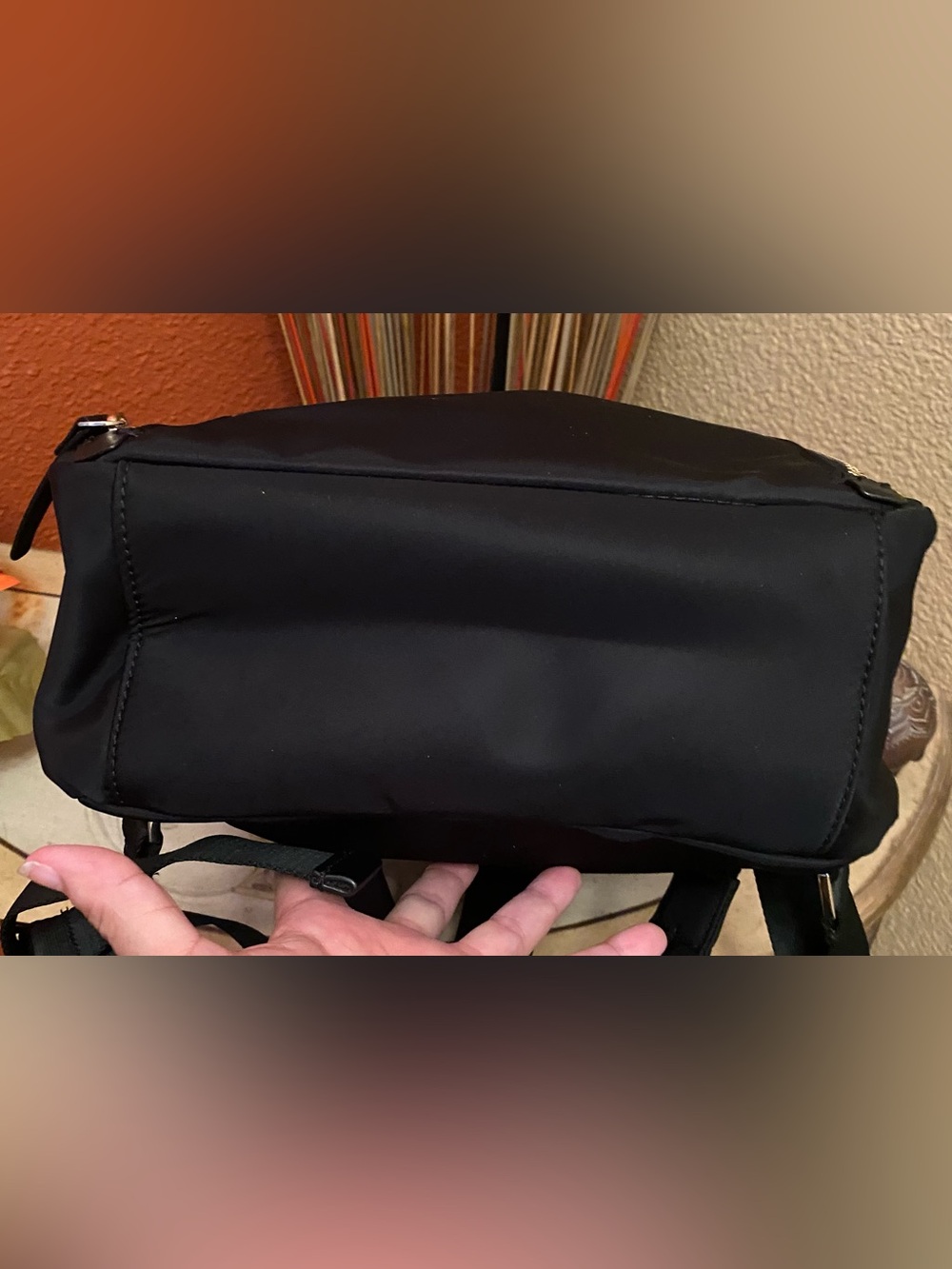 Kate Spade ♠️ - New - Watson Lane Hartley Nylon Black Backpack - Picture 8 of 9